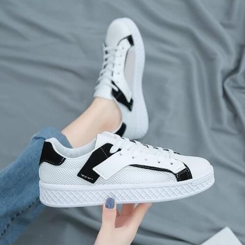 Women Flat Shoes Sport Walking Shoes Women Canvas Shoes 35-39 Cozy Wearproof Running Shoes Tenis Feminino Thick-soled Zapatillas