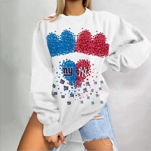 Sweet Flamingo Series Print Round Neck Loose Long-sleeved Sweater Hooded Shirt Raw Shirt Long Sleeve Hooded Shirt Womens Top