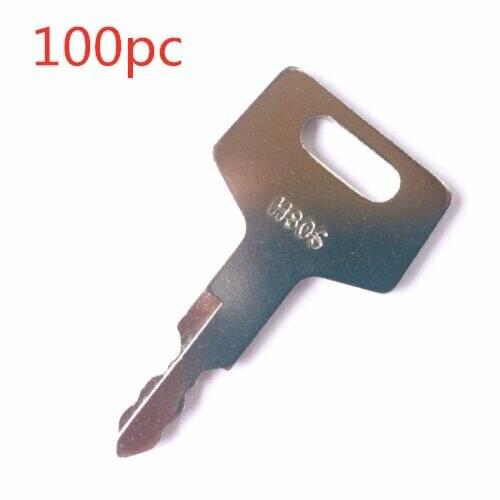 100pc key For Takeuchi New Holland Excavator For Case Gehl Track Skid Steer H806