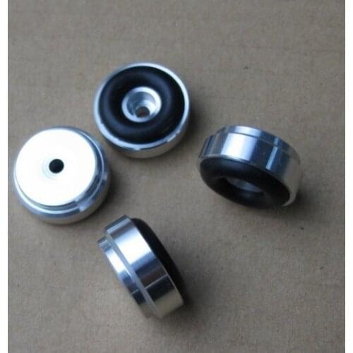 4x Aluminum feets for Power amp (with Rubber ring) D:20mm H:9mm