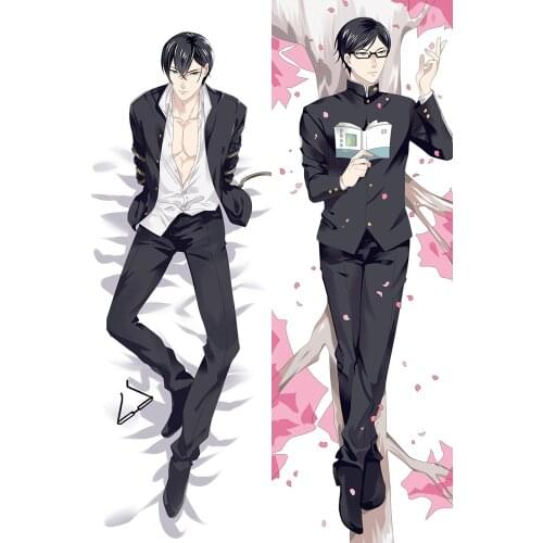 Anime Dakimakura Haven’t You Heard? I’m Sakamoto Hugging Body Pillow Case BL Male Pillow Cover Home Bedding