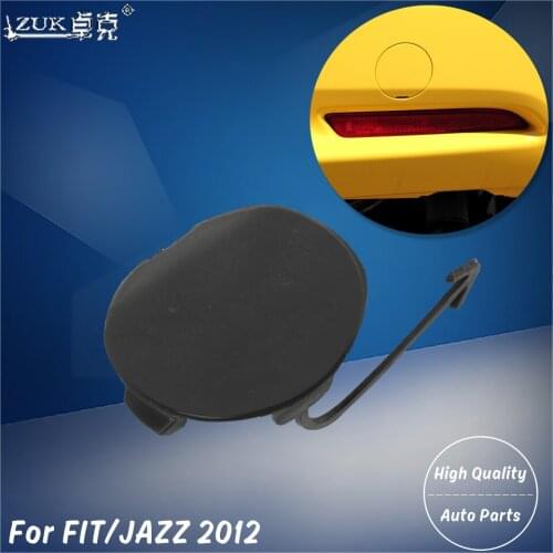 ZUK Rear Bumper Towing Hook Cover Hauling Hook Cap Case For HONDA FIT JAZZ 2012 GE6 GE8 71504-TF0-900 71504TF0900 Base Color