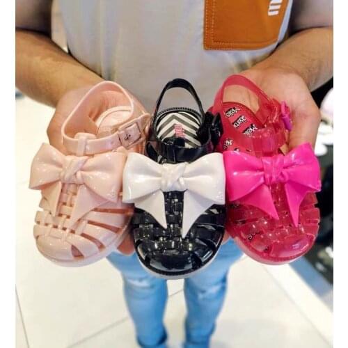 Melissa Childrens Sandals 2021 New Summer Girls Jelly Shoes Roma Breathable Retro Beach Shoes Kids Princess sandals HMI044