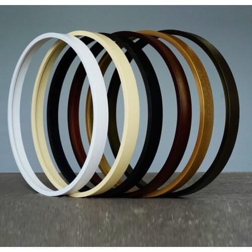 Elegant Large Photo Frame Modern Display Design Luxury Nordic Wall Art Picture Frame Wood Marco Fotos Home Decoration DG50XK