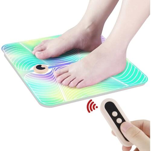 Colourful Foot Mat EMS Foot Massager Relax Feet Muscle Shape Legs Boost Blood Circulation Acupoint Stimulation Health Pad