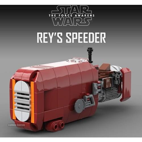 168PCS Star Mandalorian Wars Reys Speeder Dolls Figures Model Building Block Diy Toys MOC Brick Educational Christmas Gift Kids