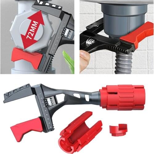Faucet Installation Pipe Wrench Multi Tool Spanner Basin Wrench for Bathroom Kitchen for Toilet Sink Bathroom
