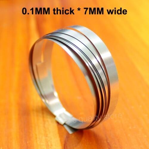 10m/lot spot welding nickel plate 18650 battery pack nickel plated steel connection piece 0.1MM thickness *7MM wide