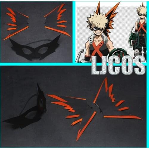 New My Hero Academia Katsuki Bakugo Cosplay Armor Mask Headwear Props Anime Fans Gifts Handmade