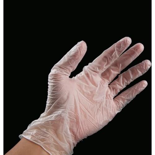 100pcs/box PVC Powder-free Gloves Salon Hair Dye Gloves Emu Oil Care Gloves Daily Housework Cleaning Protection Gloves S M L