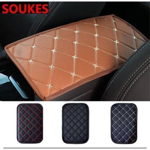 Car Stylling Center Console Armrest Box Pad For Cadillac CTS SRX ATS Lexus RX NX GS CT200H GS300 RX350 RX300 Saab 9-3 9-5 93