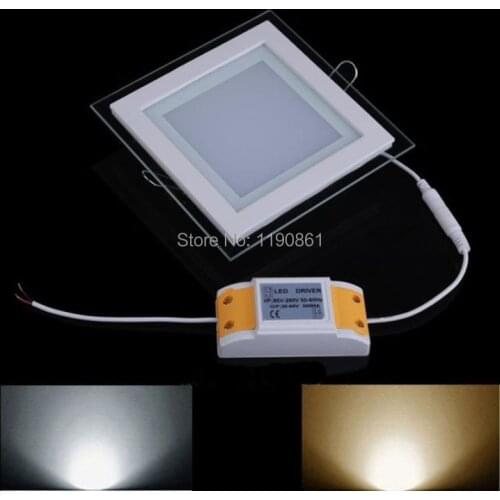 Supernova sale square ultra-thin recessed led ceiling lights12W 85-265V high power CE&RoHS 2 years warranty free shipping