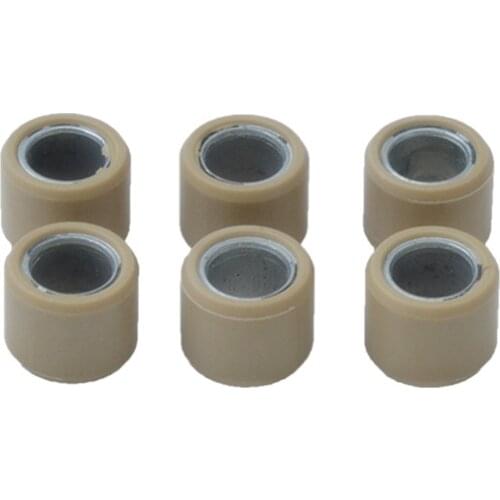 6pcs/set) Motorcycle Variator Weight Roller Clutch Pulley For GY6 50 60 80 139QMB 139QMA Scooter Moped 16X13mm