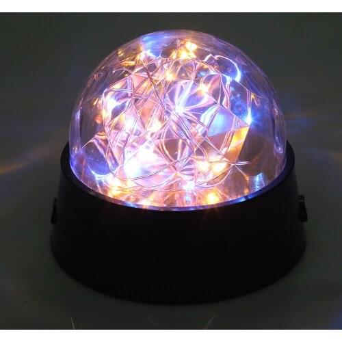 Romantic LED Firework Starry Light Copper Wire Crystal Ball Table Lamp Decor Night Light Lamp For Party Wedding Holiday Gift