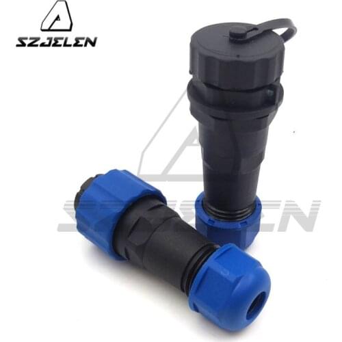 SD16TP-ZM , IP67 16mm Cable link cable Connector 7 Pin Waterproof Dust-proof Aviation Connector