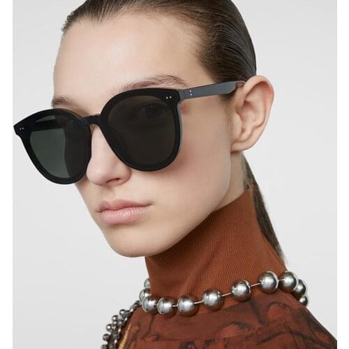 Oculos De Sol Feminino NEW Fashion Brand Designer Classic Round Cat Eye Sunglasses Women Luxury Retro Sun Glasses MIrror UV400