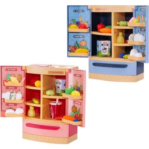 Spray Refrigerator Toy Pretend Play Appliance for Kids Play Kitchen Set with Kitchen Playset Unique Toy