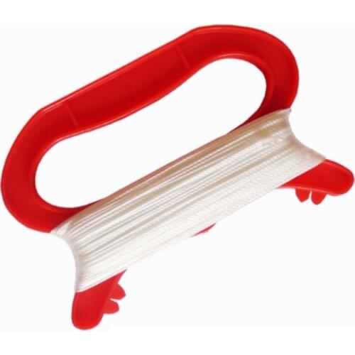 1pc 50M 100M High Strength Nylon Kite Line String Outdoor Flying Kite Letter D Shape Handle Line String Kite Accessories
