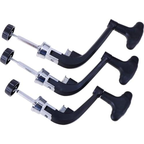 1PCS Metal Spinning Reel Handle Grip Fishing Reel Replace Folding Rocker Arm Crank Handle Replacement Random Color