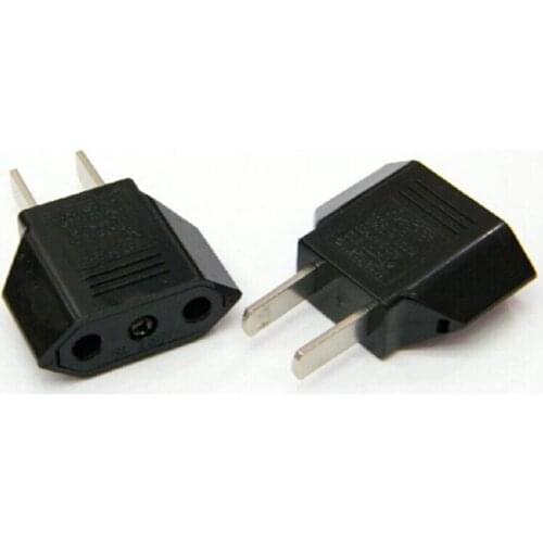 2 Pcs US Japan China Travel Plug Adapter European EU To US JP Power Adapter Electrical Plug Converter Sockets AC Charger Outlet
