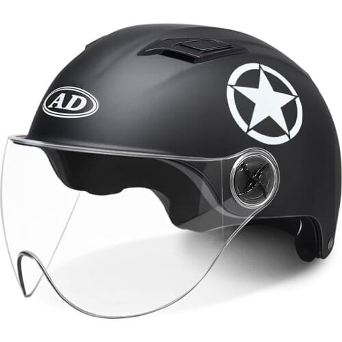 Motorcycle Helmet Scooter Bike Open Face Half Baseball Cap Anti-UV Safety Hard Hat Motocross Helmet Multiple Color Protect