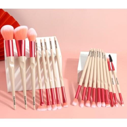 Big Discounts 18/13pcs Makeup Brush Set Professional Foundation Powder Blush Eyeshadow Portable Woman Makeup Brush Tool