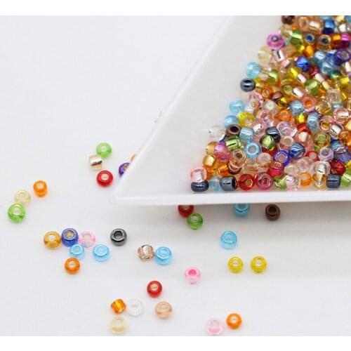 20grams 2mm Crystal Beads seed beads Hole beads sew on Glass stones clothes accessories Seedbeads For Jewelry Making DIY Beaded