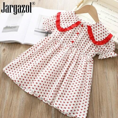 Toddler Dresses for Girls Clothes 2019 Brand Cotton Casual Princess Dress Kids Dot Dresses Children Clothing Baby Girl Dress