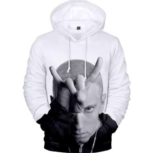 Eminem Hoodies 3D Harajuku men womens Sweatshirts Hip Hop Hoodie Pullover Childrens Autumn Kids Outwear Fashion Hoodies Tops