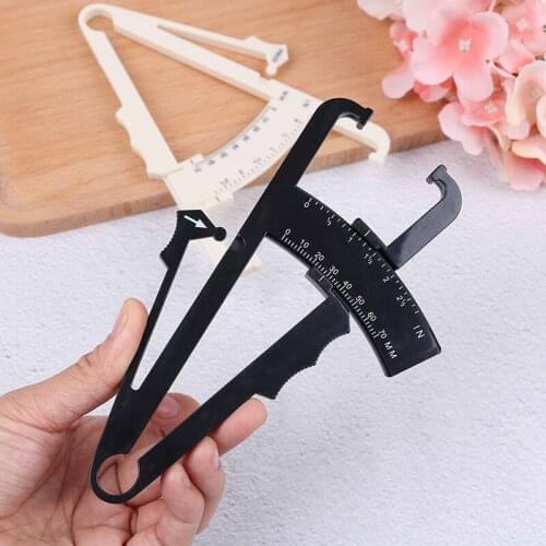 Y-shaped Body Ruler Sebum Fat Caliper Body Fat Tester Analyzer Fat Measuring Clamp With Measurement Tape Chart Health Care Tool