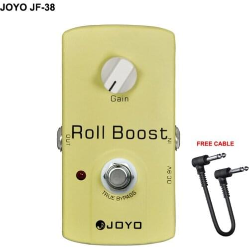 JOYO JF-38 Roll Boost Electric Guitar Pedal Musical Instrument Mini Metal Effect Pedals Blues w/ a free cable True Bypass Design