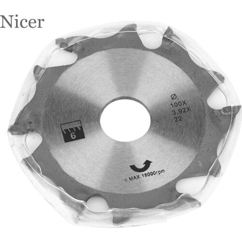 Multifunctional Carbide Biscuit Jointer Blade Cutter 100x22x3.92mm Woodworking Cutting Saw Blade for Slotting Tenoning Machine