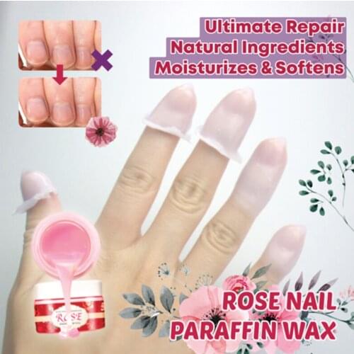 Ultimate Repair Natural Ingredients Moisturizes and Softens Rose Nail Paraffin Wax Fungal Nail Treatment Wax Nail Care Essence