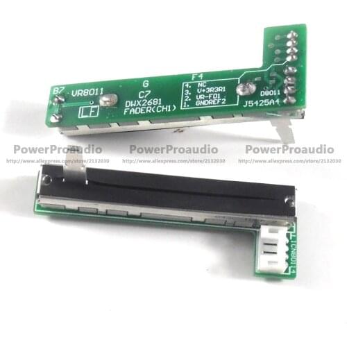 2PCS Upgrade Ch3, Ch4 or Master Channel Fader Assembly Pioneer DJM 600 DWG1520