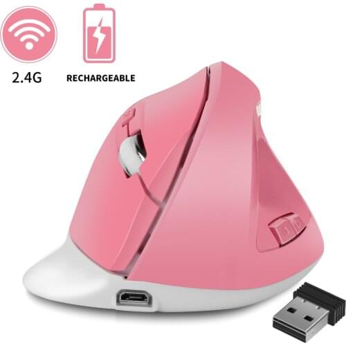 Rechargeable Vertical Wireless Mouse Ergonomic Computer Optical Mice 1000/1600/24000 DPI USB Gaming 6D Mause Gamer For PC Laptop