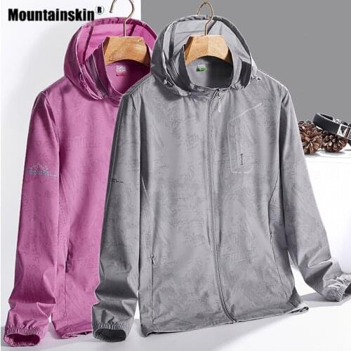 Kaisike Stretch Hiking Jackets Men Women Summer Outdoor Sun Protection Clothes Fishing Camping Breathable Climbing Anti-UV VA929