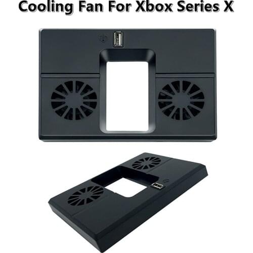 Cooling Fan Cooler Control For Xbox Series X Dual Console Controller Vertical Stand USB Cooling Bracket For Xbox Series X Consol