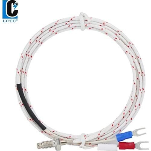 K type M6 M8 screw thermocouple temperature sensor temperature control probe temperature measuring line