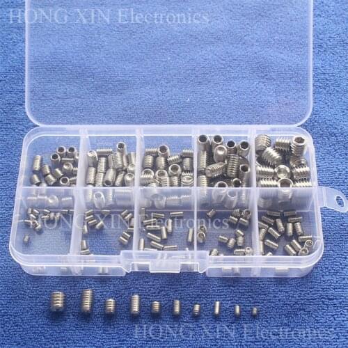 Cup Screw M3/M4/M5/M6/M8 Hex Stainless Steel Wood Fastening Screws Bolt Assortment kit Fastener Hardware Socket Head PCB Hexagon
