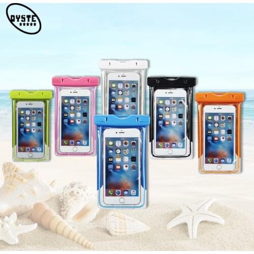 Waterproof Case For Smartphone 4.7" 5.0" 5.5" 5.8" 6.3" Universal Mobile Phone Bag Underwater Case Cover Swimming Seabeach Pouch