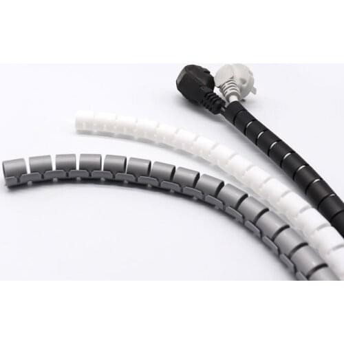 1 Meter Line Organizer Pipe 8/10/16/22/28mm Protection Spiral Wrap Winding Cable Wire Protector Cover Tube(without wire-finder)