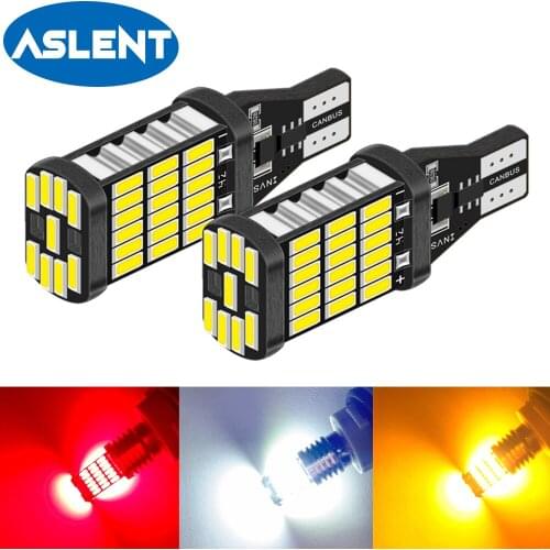 2x T15 W16W Signal Lamp 1156 LED Ba15s P21w PY21W BAU15S Auto Turn Signal Light 1157 Bay15d LED Reverse Brake Lights White Red