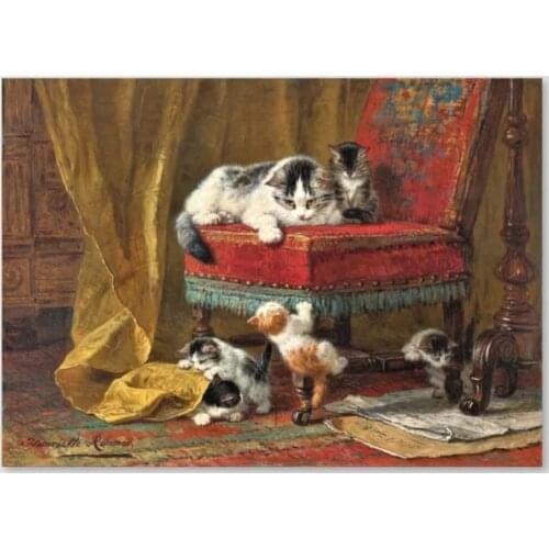 Home Decoration Canva Painting Mothers Pride Digital Remastered Wall Art Poster Modular Picture No Frame For Bedside Background