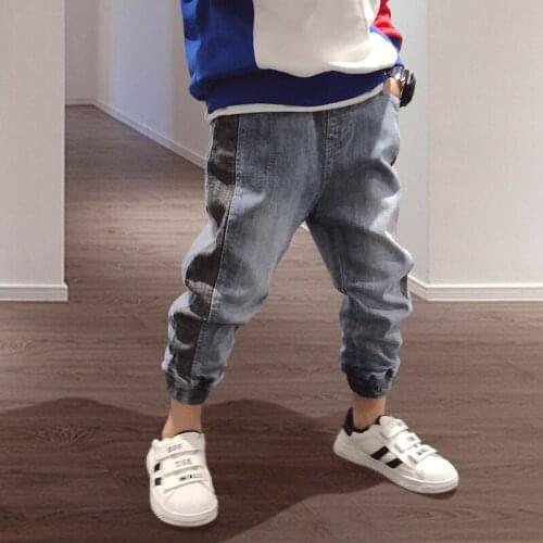 Kids Pants Girls Toddler Boys Jeans Thick Children Jeans for Boys Jeans Kids Boy Casual Denim Pants Toddler Kids Clothing 5-14Y