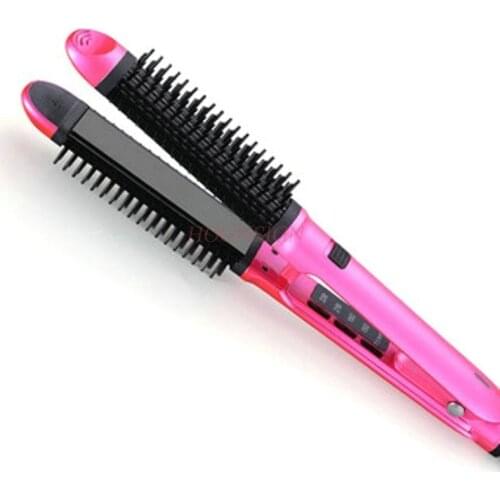 Electric Curling Iron Comb Small Splint Straight Volume Dual-use Inner Buckle Roll Head Lazy Artifact Does Not Hurt Hair Sale