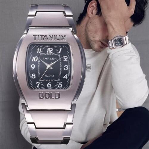 GEJIAN Mens Gold Watch