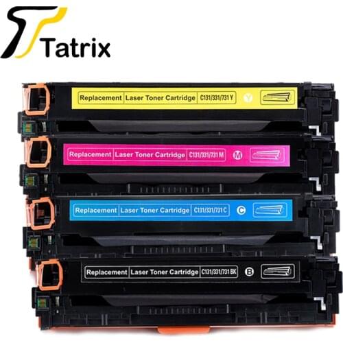 4 Colors For Canon C131/331/731 BK/C/M/Y Compatible Toner Cartridge For Canon LBP7100CN/7110CW/MF8230CN/8280CW Printer