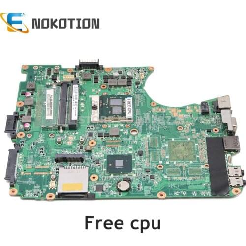NOKOTION laptop motherboard For TOSHIBA satellite L655 series 31BL6MB00N0 A000075480 DA0BL6MB6G1 MAIN BOARD free CPU