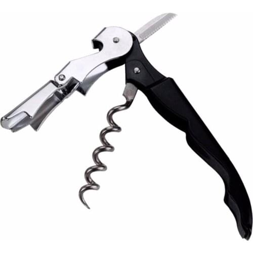 Stainless Steel Metal Cork Screw Multi-Function Red Wine bottle Multi-function Opener
