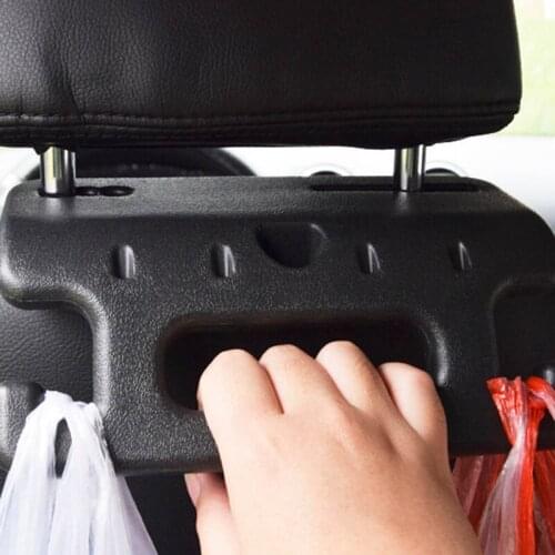 Multifunction Car Head Rest Handrail Plastic Kids Seat Back Safety Handle Armrest Holder Hook For Elderly Children Women
